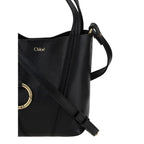Grained Calf Leather Spin Shoulder Bag