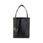 Grained Calf Leather Spin Shoulder Bag
