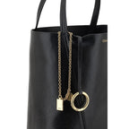 Grained Calf Leather Spin Shoulder Bag