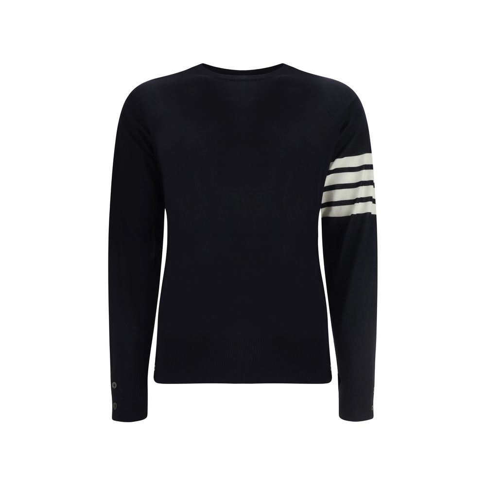 Blue Virgin Wool Sweatshirt