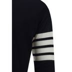 Blue Virgin Wool Sweatshirt