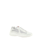 White Polyamide America’s Sneakers Low‑Top