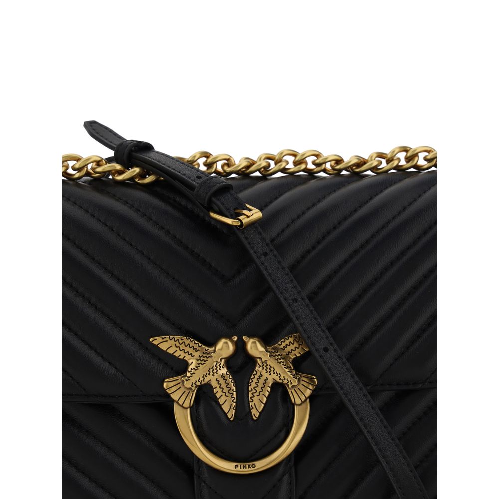 Calf Leather Love One Classic Shoulder Bag