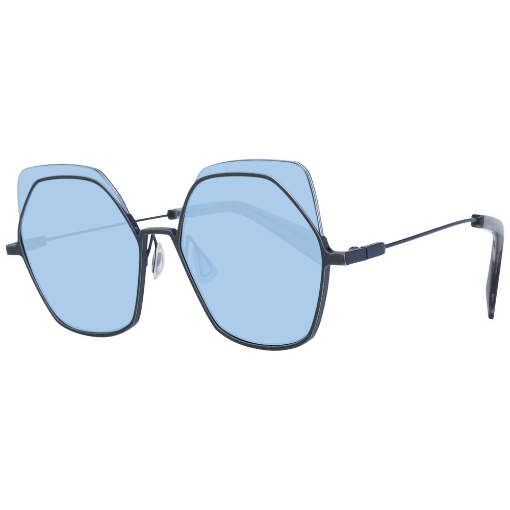 Gunmetal Metal & Plastic Sunglasses