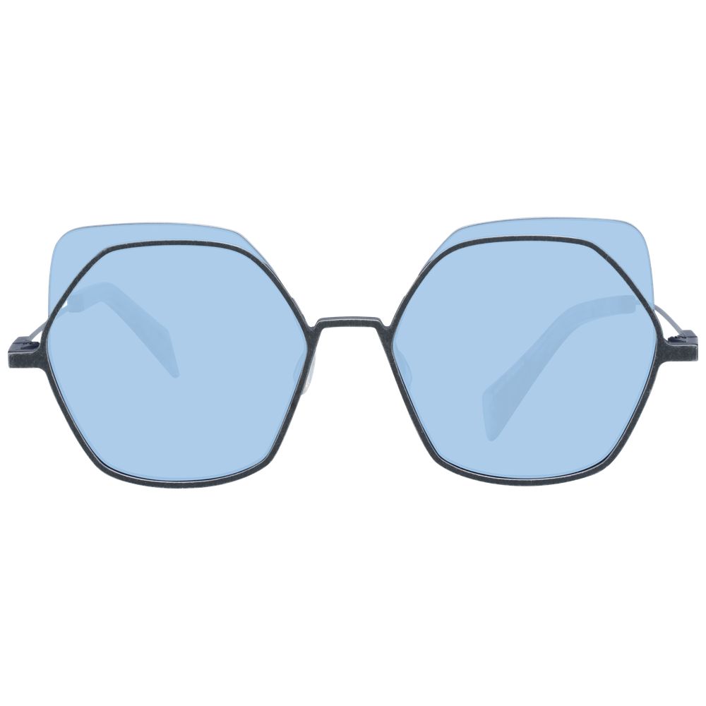 Gunmetal Metal & Plastic Sunglasses