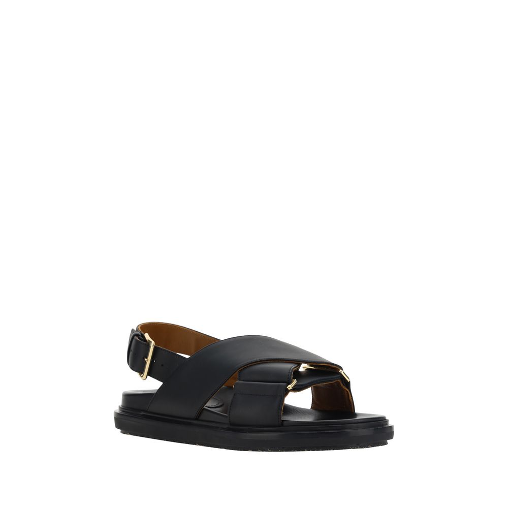 Calf Leather Fussbett Sandals