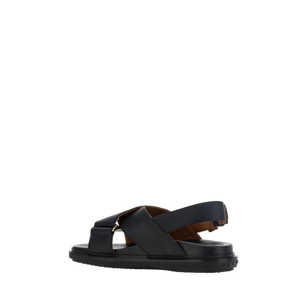 Calf Leather Fussbett Sandals