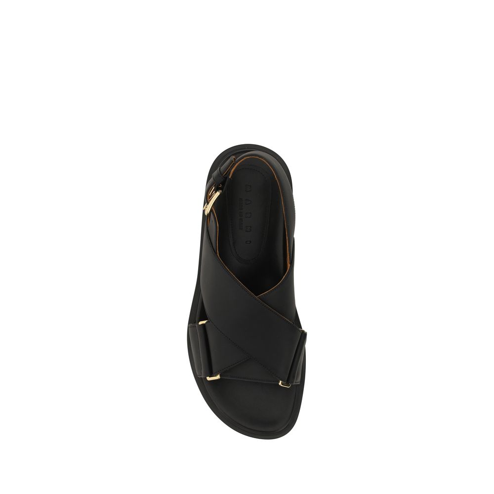 Calf Leather Fussbett Sandals