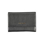 Black Leather Zip-Around Wallet