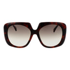 Brown Acetate Round Sunglasses
