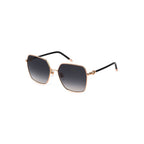 Gold Metal Square Sunglasses