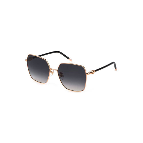 Gold Metal Square Sunglasses