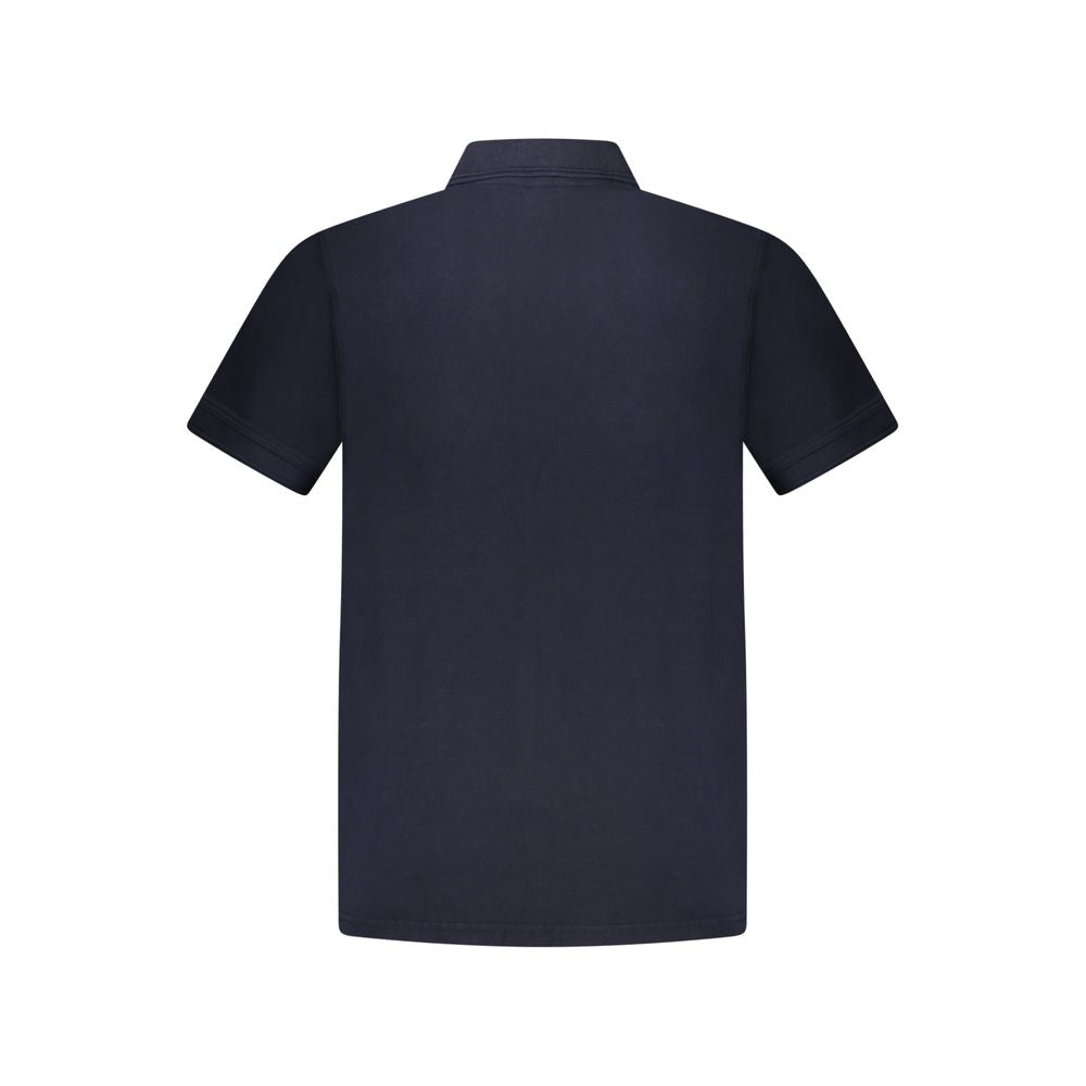 Blue Cotton Polo