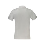 Slim Fit White Cotton-Blend Polo