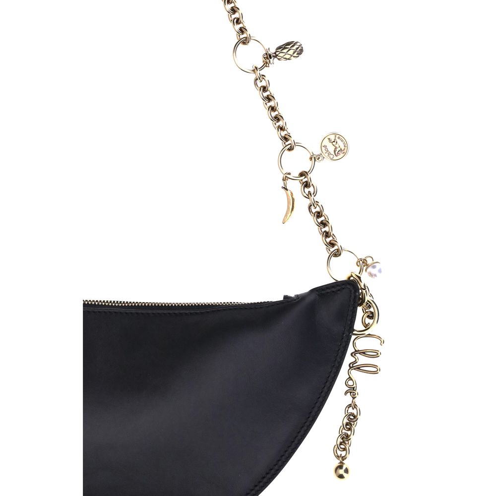 Calf Leather Icons Large Shoulder Bag