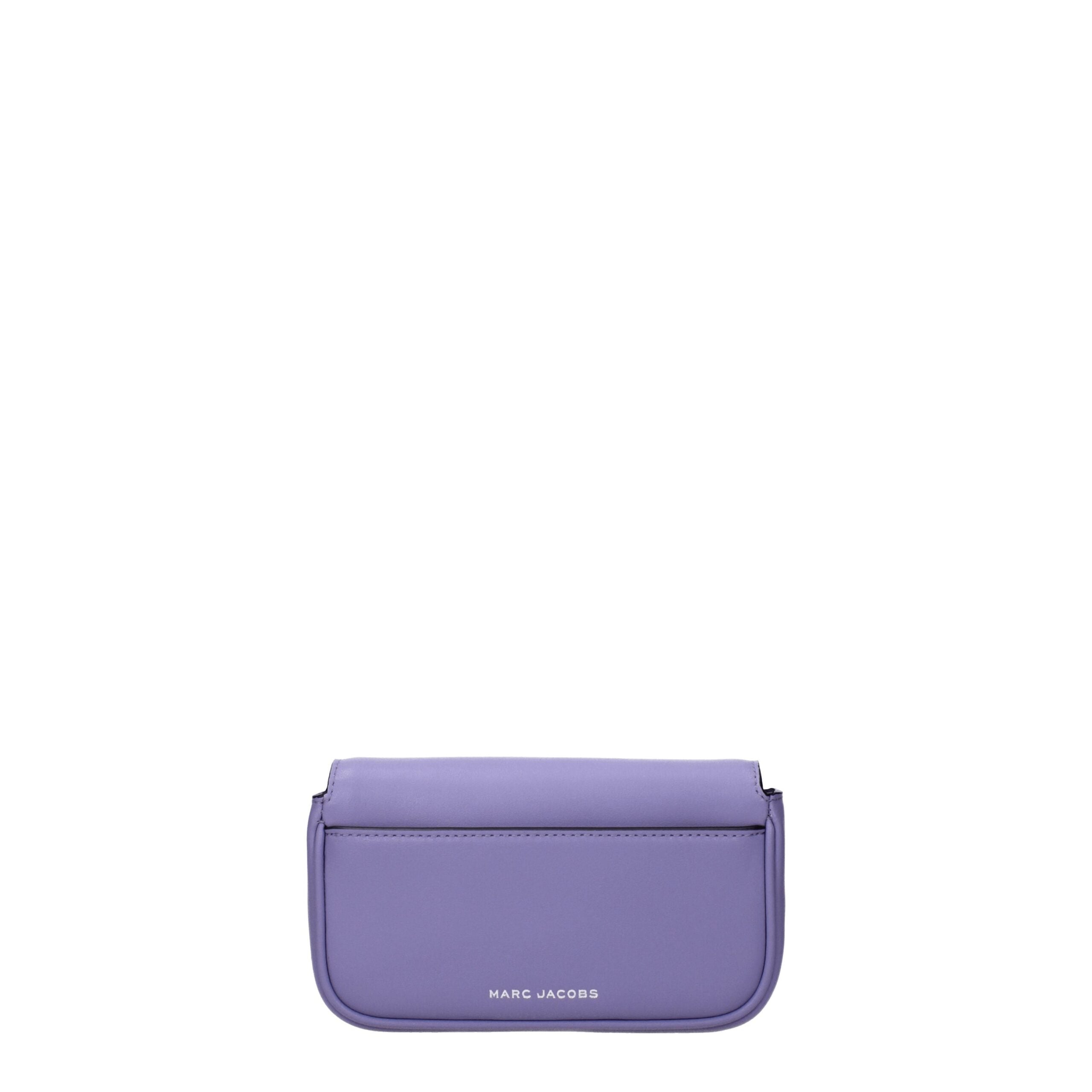 Small Violet Leather Crossbody Bag
