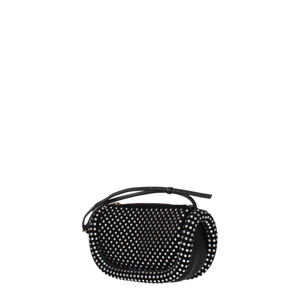 Small Black Leather Crossbody Bag