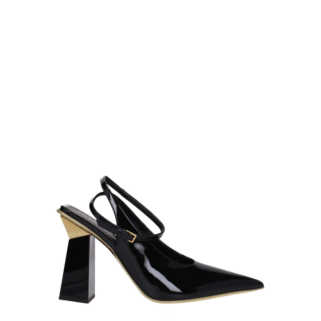 Black Leather Sandals