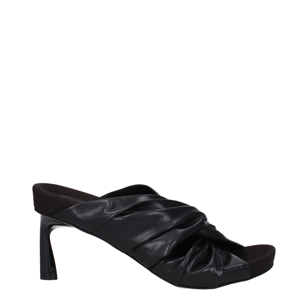 Eco Leather Stiletto Heel Sandals
