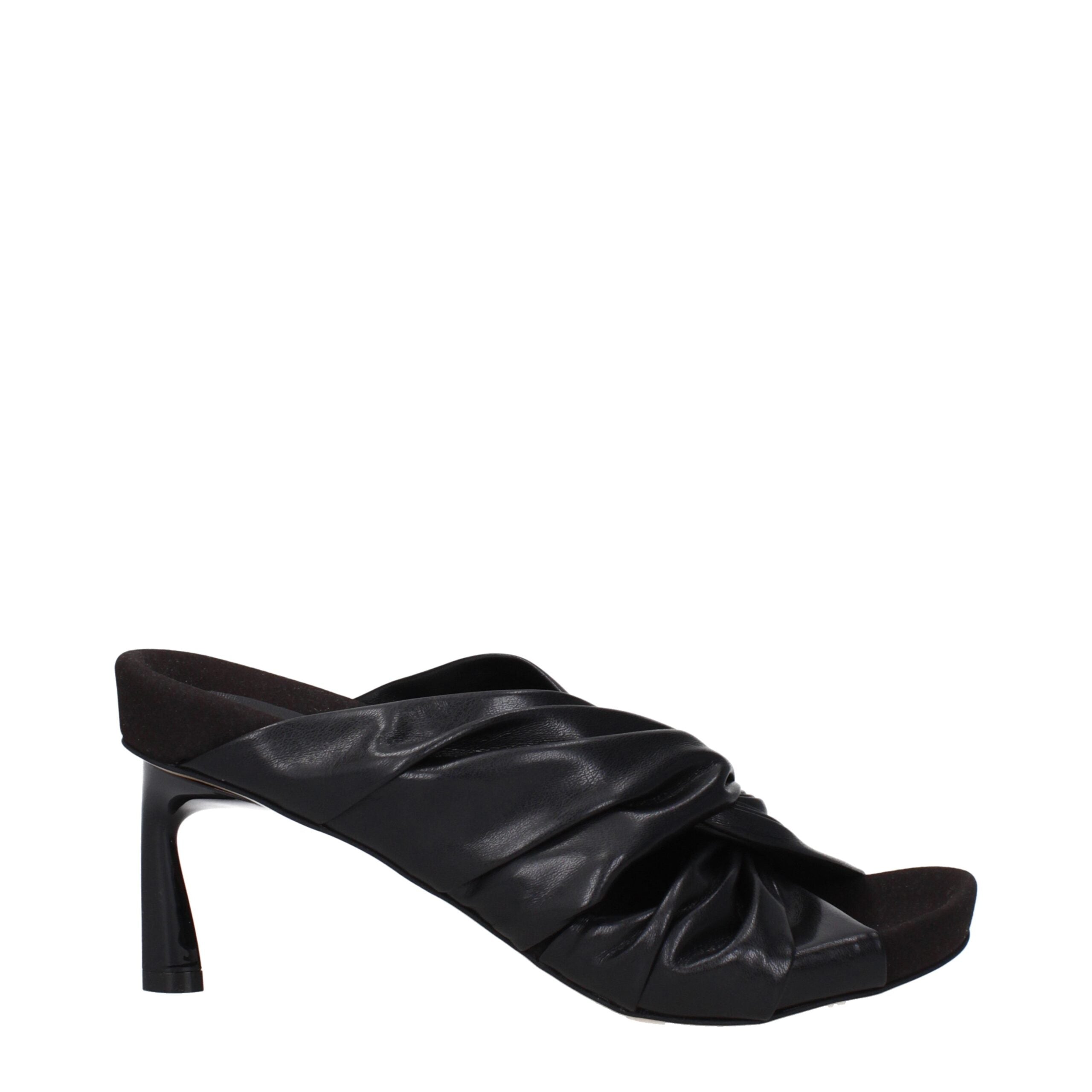 Eco Leather Stiletto Heel Sandals