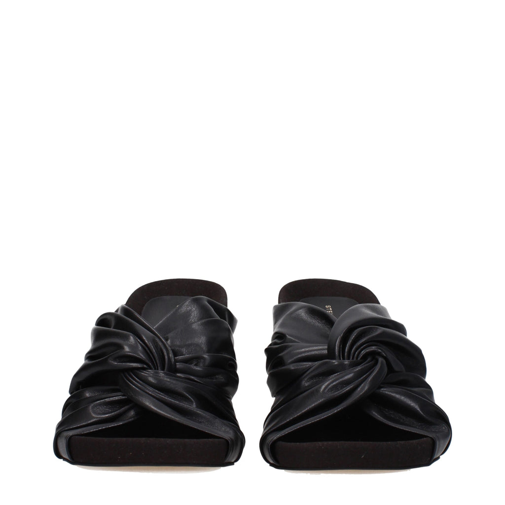 Eco Leather Stiletto Heel Sandals