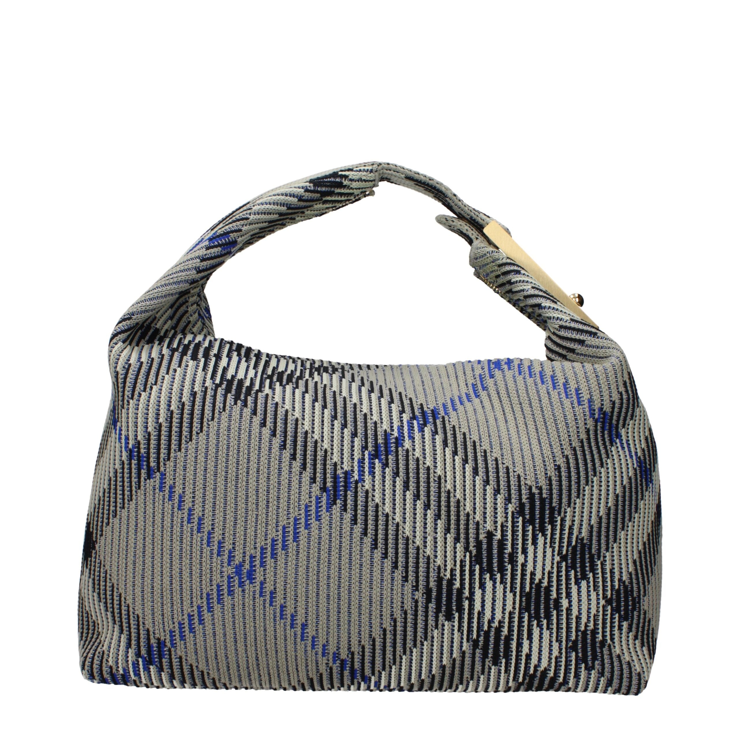 Medium Green Polyamide Check Handbag
