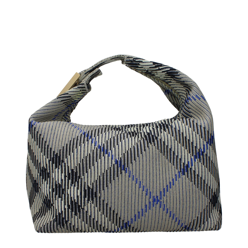 Medium Green Polyamide Check Handbag