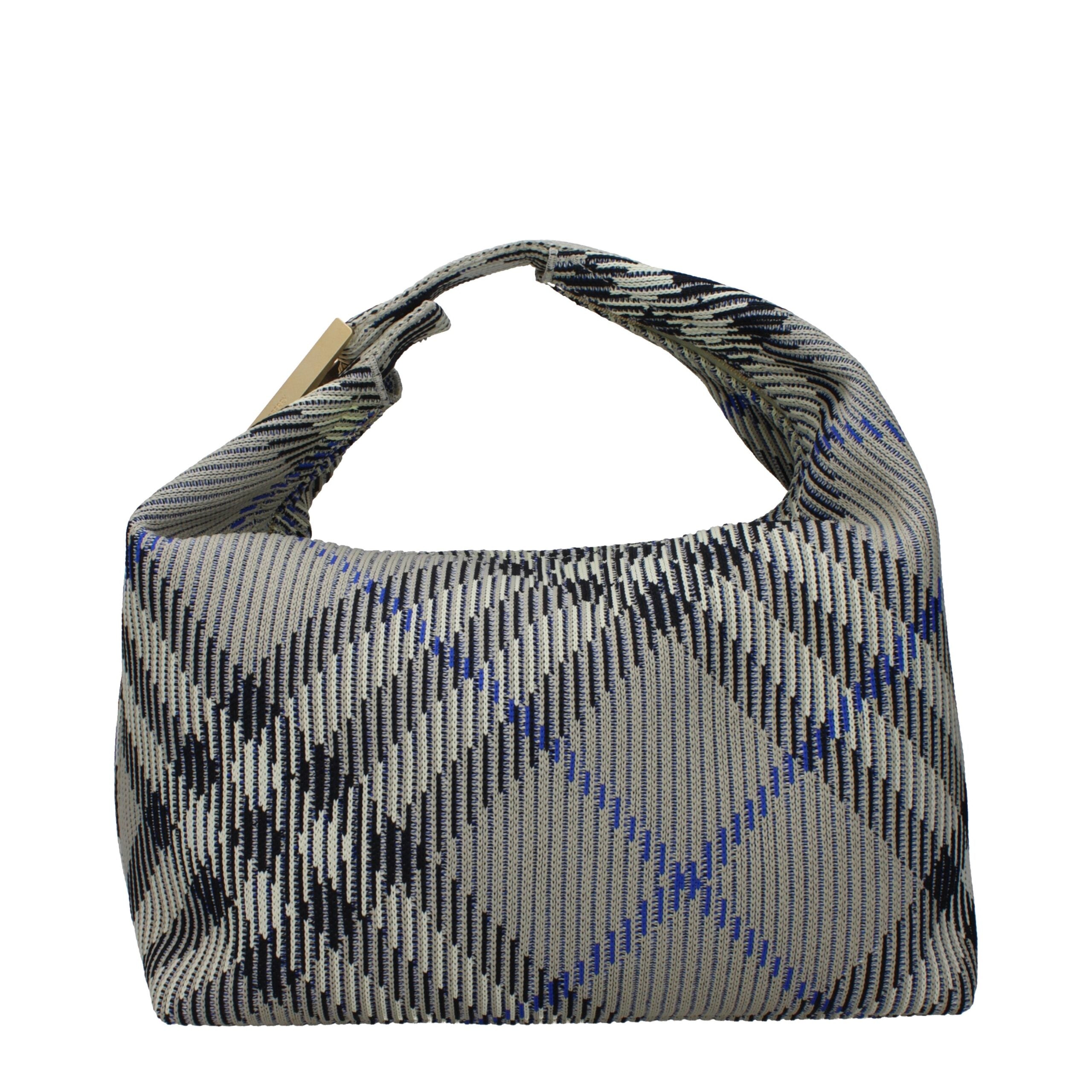 Medium Green Polyamide Check Handbag