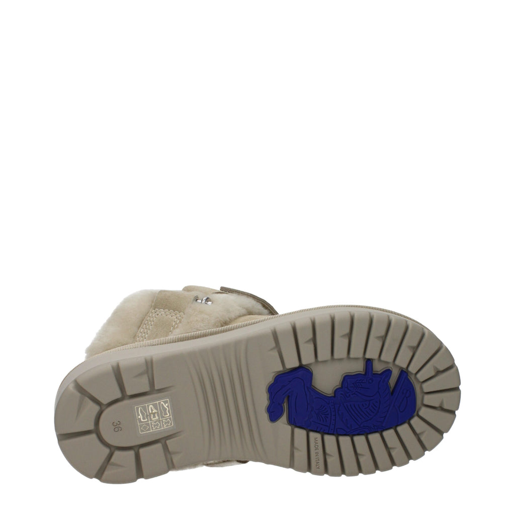 Green Suede Fur Detail Slippers