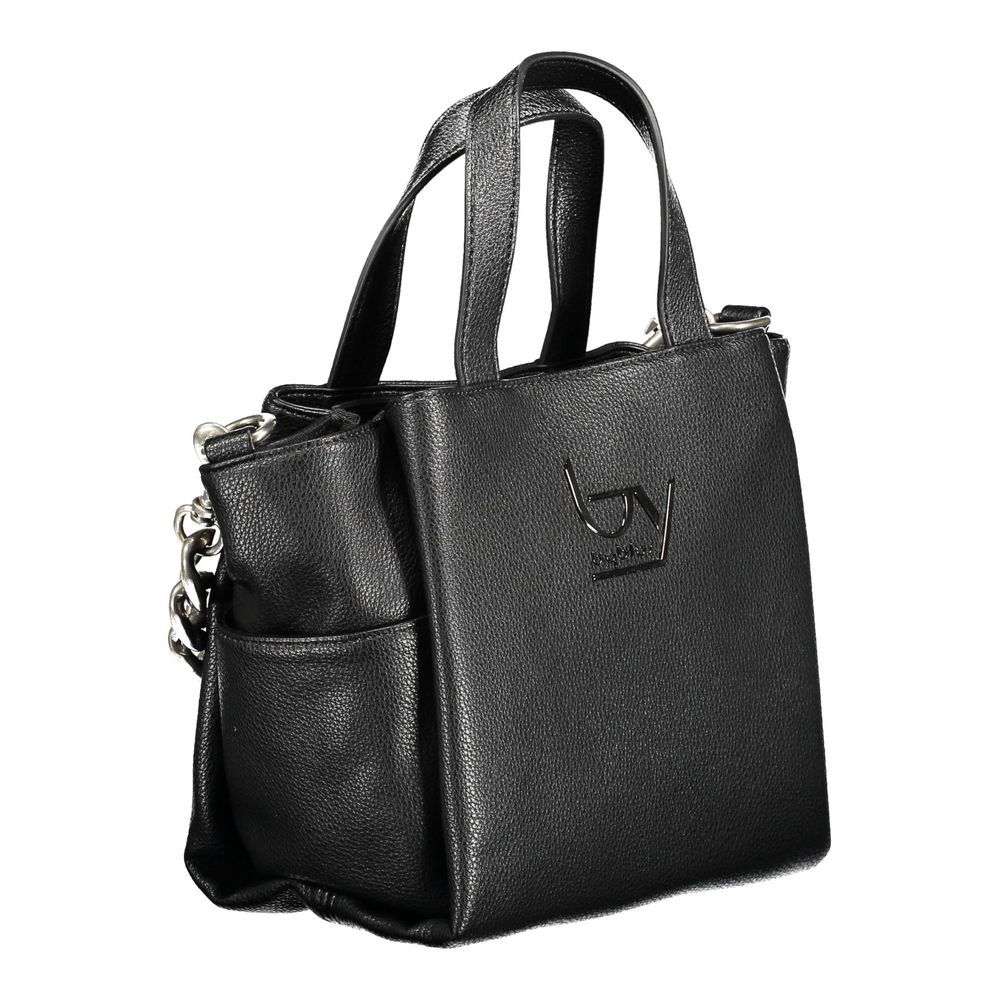 Nero Polyurethane Women's Handbag