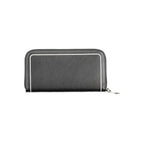 Sleek Nero Faux Leather Women Wallet
