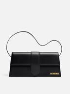 Le Bambino Long Black Leather Bag