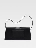 Le Bambino Long Black Leather Bag
