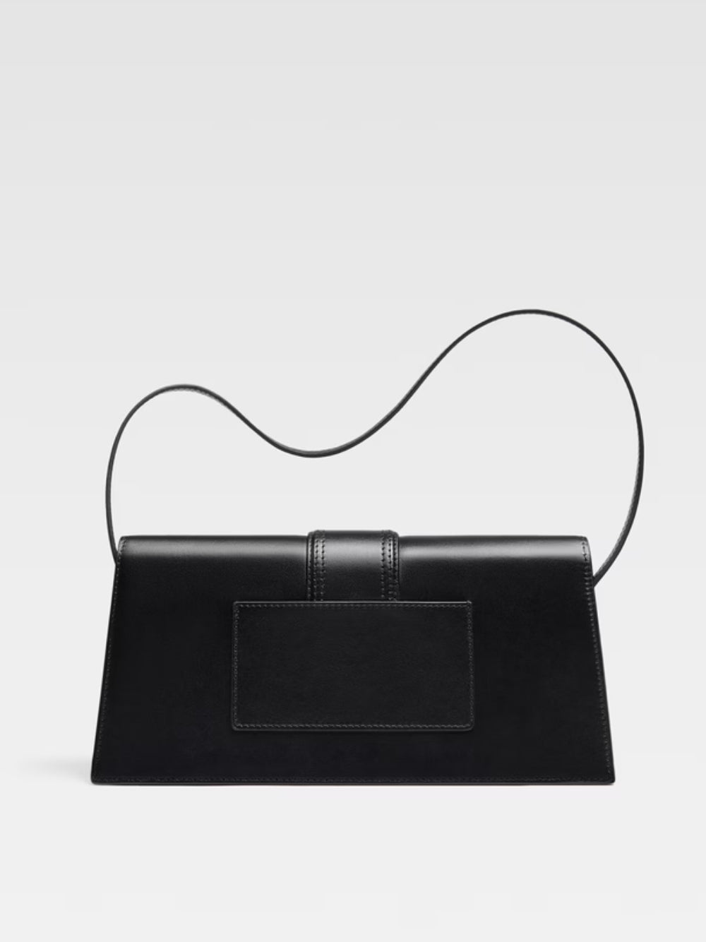 Le Bambino Long Black Leather Bag