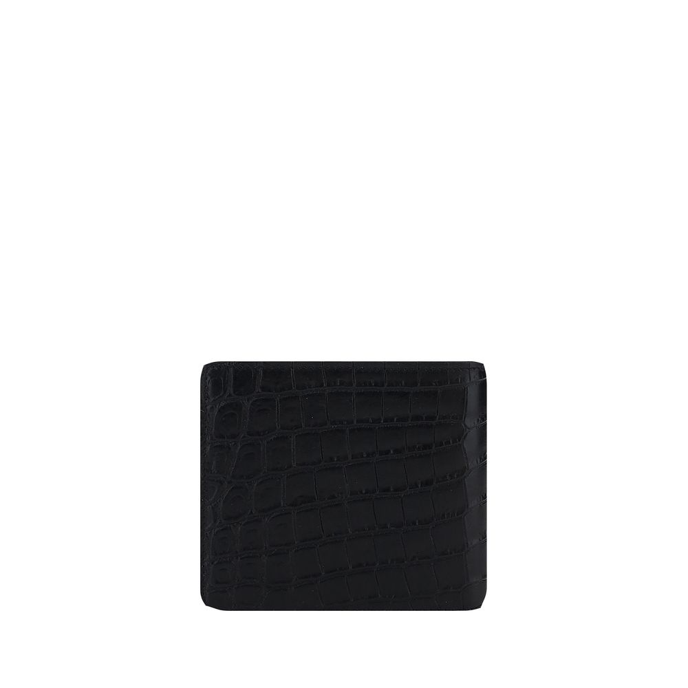 Black Calfskin Bifold Wallet