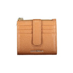 Marrone Leather Metallic Soft Wallet