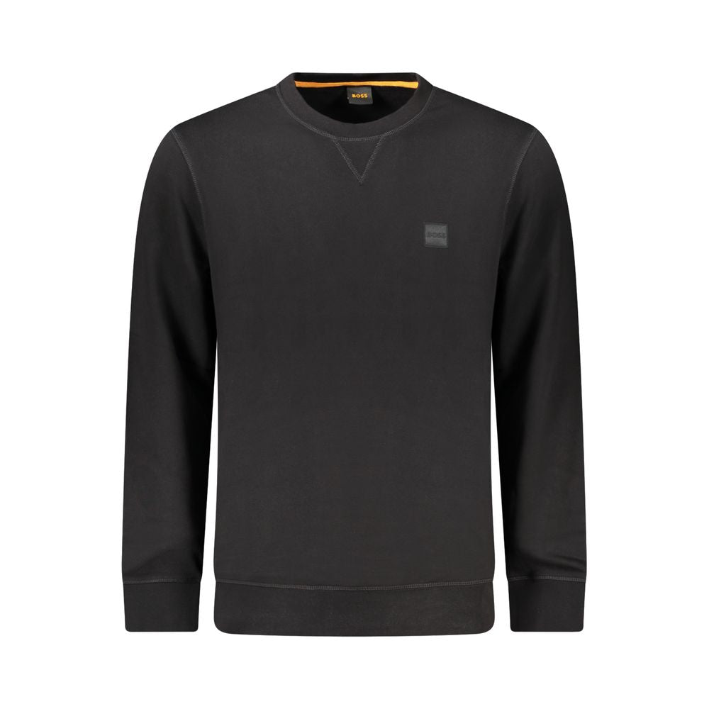 Embroidered Cotton Crew Neck Sweater