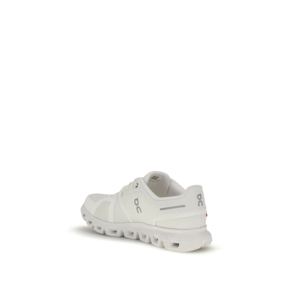 White Recycled Polyester Cloud 6 Sneakers