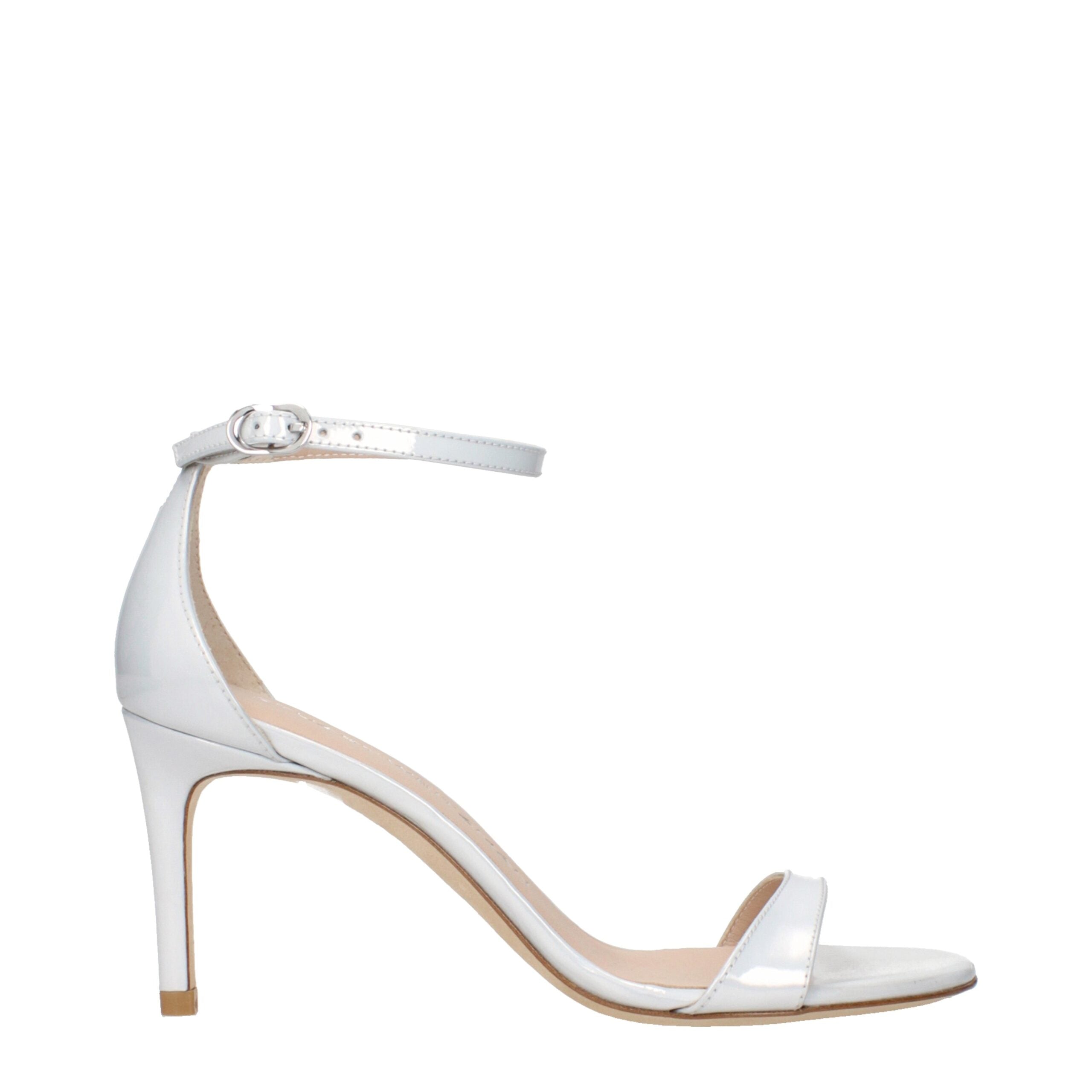 Nudisti Leather Stiletto Heel Sandals