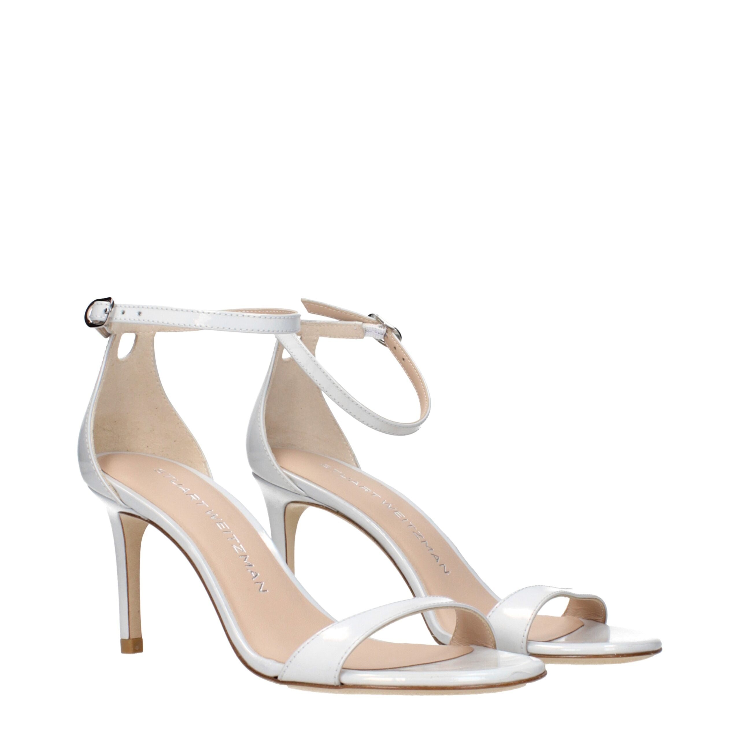 Nudisti Leather Stiletto Heel Sandals