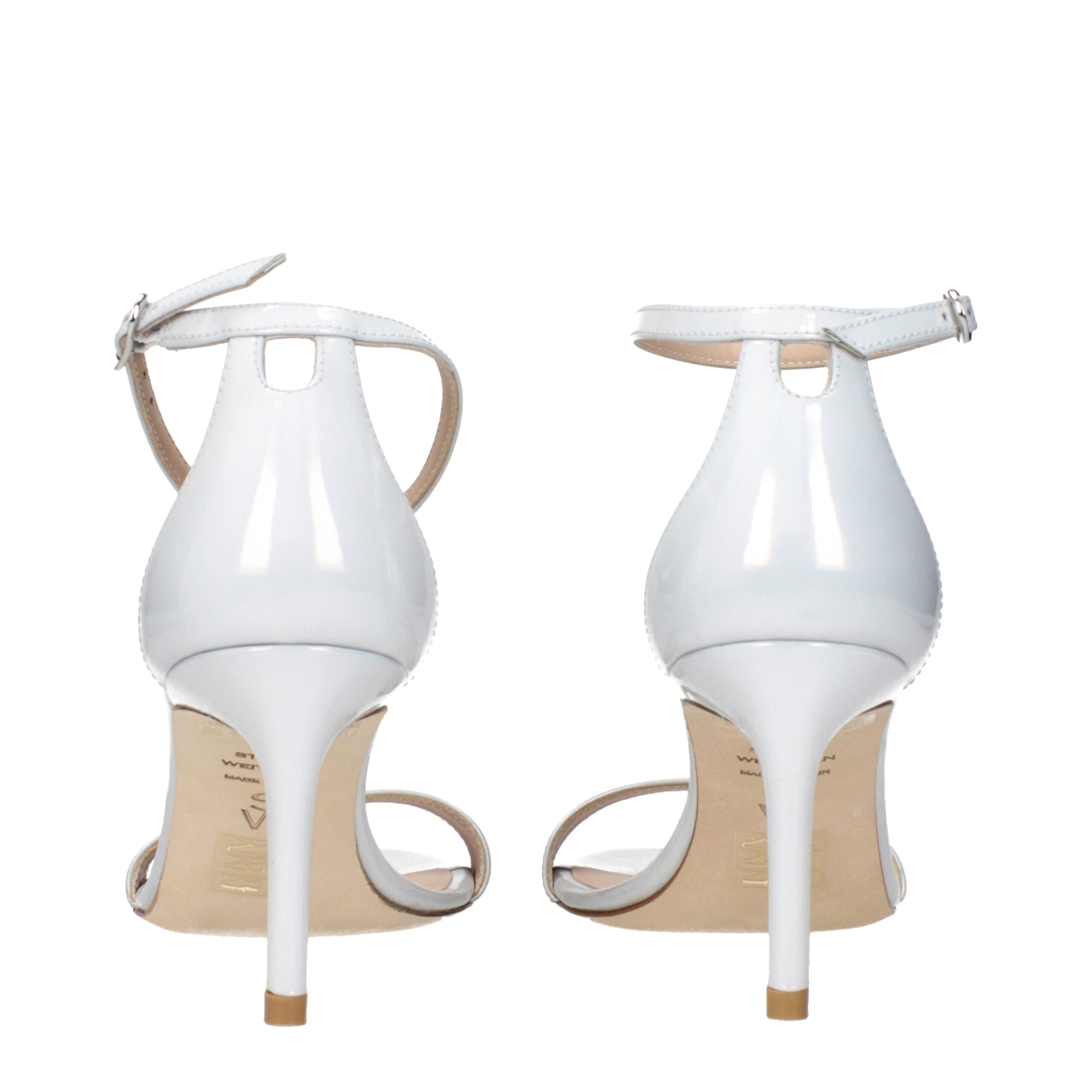 Nudisti Leather Stiletto Heel Sandals