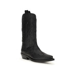 Embroidered Western Recycled Leather Boots