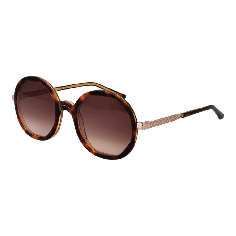 Brown Acetate Square Sunglasses