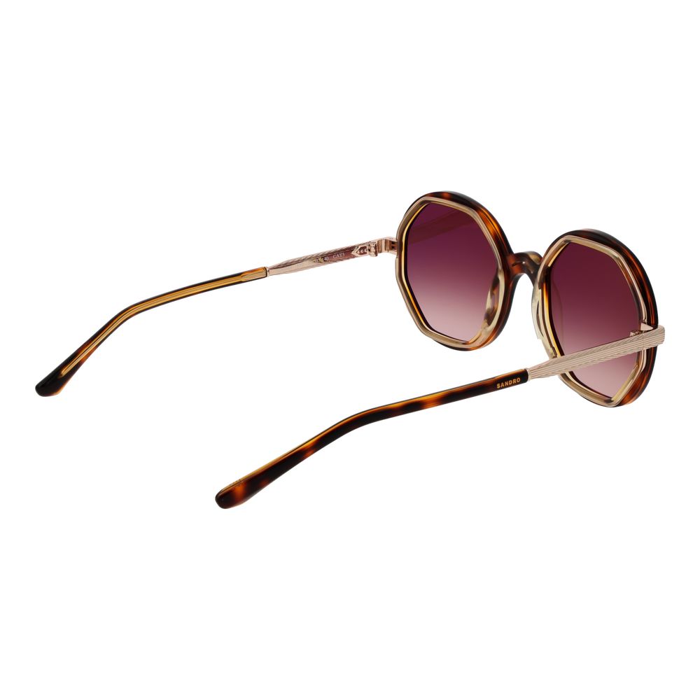 Brown Acetate Square Sunglasses