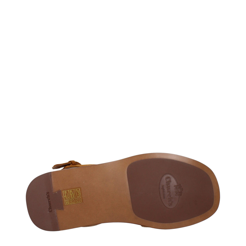 Suede Flat Sandals