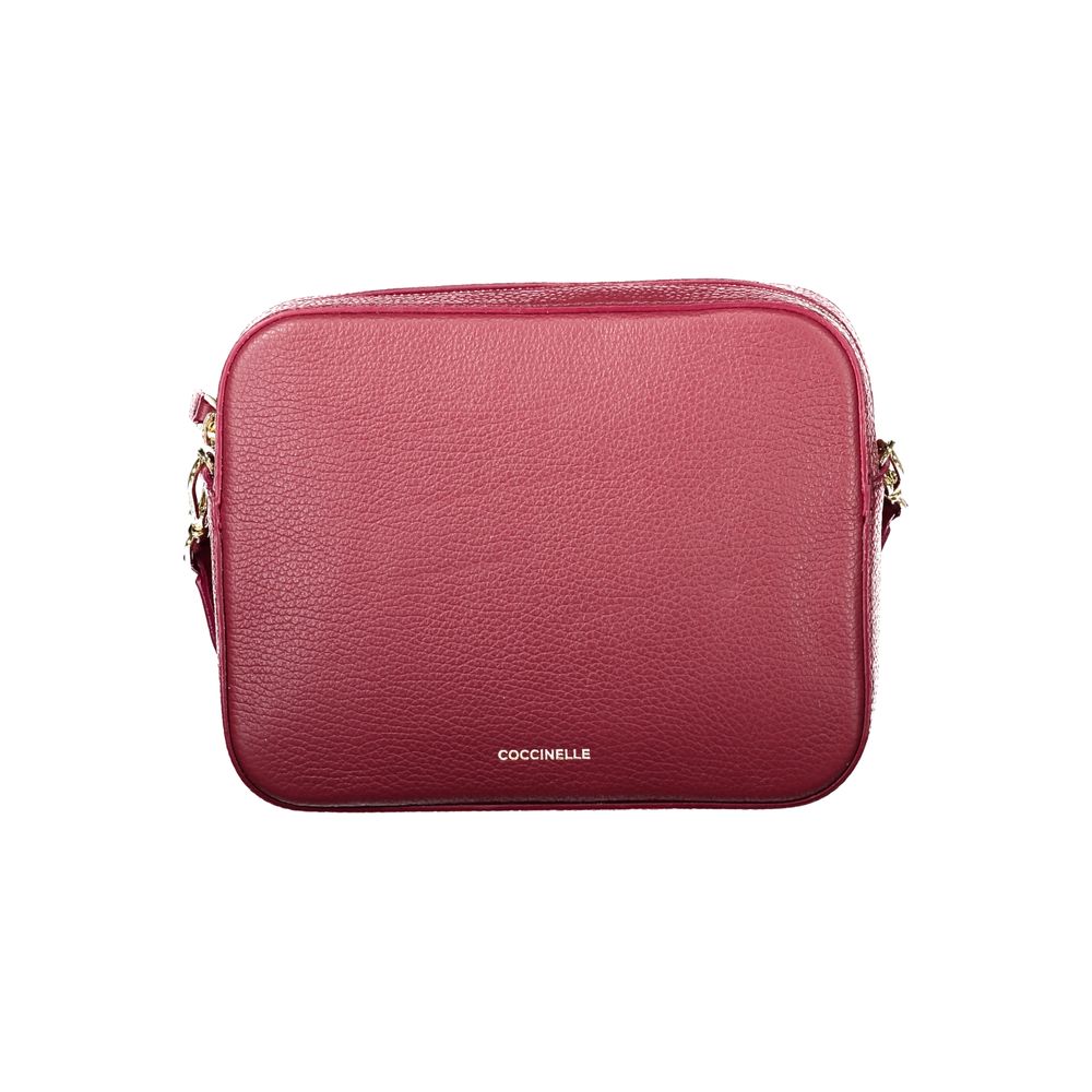 Mini Tebe Leather Bag in Rosso