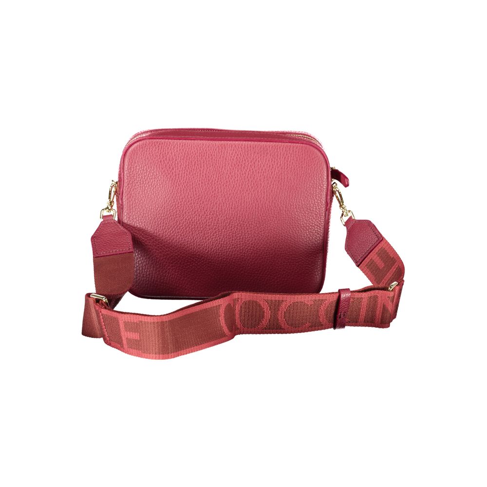 Mini Tebe Leather Bag in Rosso