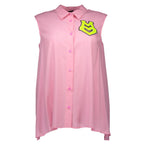 Rosa Viscosa Silk-Blend Button-Down Shirt
