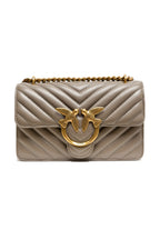 Grey Sheepskin Love One Mini Shoulder Bag