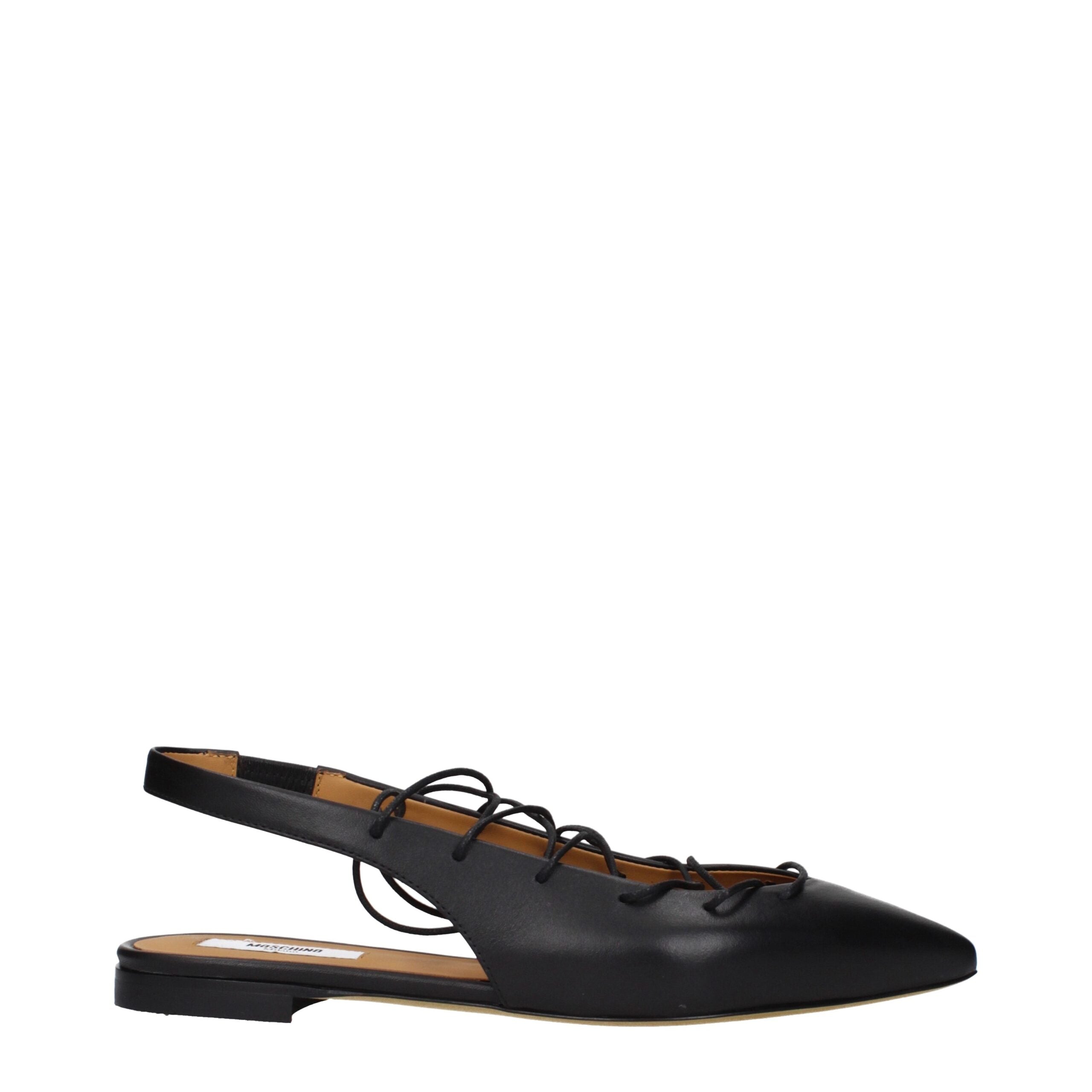 Black Leather Sandals